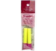 Клеевые стержни для карандаша Sewline желтые, 2 шт