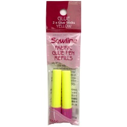 Клеевые стержни для карандаша Sewline желтые, 2 шт