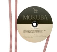 Репсовая лента розовая Mokuba
