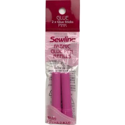 Клеевые стержни для карандаша Sewline розовые, 2 шт