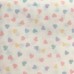 Японский принтованный хлопок 10:110 см, мелкий рисунок розовые Сердечки, плотность ткани 120 гр/м
