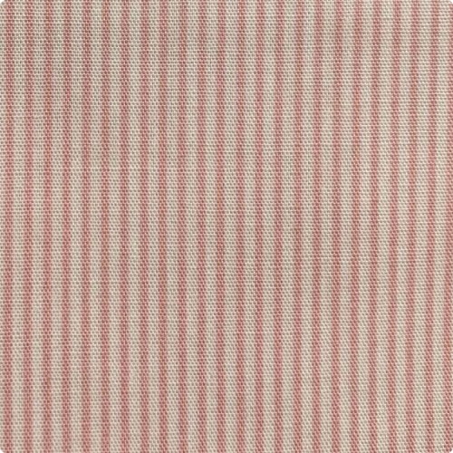 Японский тонкий принтованный хлопок 10:110 см, мелкий рисунок розовые Полосы 1 мм, плотность ткани 120 гр/м