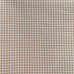 Японский белый принтованный хлопок 10:110 см, мелкий рисунок бежевая Клетка 0.3 мм, плетение разреженное плотность ткани 110 гр/м