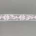 Французское хлопковое кружево Валансьен белое 11 мм, длина 1 метр, артикул 28-3
