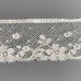 Французское хлопковое кружево Валансьен белое 33 мм, длина 1 метр, артикул 11-6