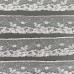 Французское хлопковое кружево Валансьен белое 28 мм, длина 1 метр, артикул 11-5