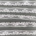 Французское хлопковое кружево Валансьен белое 8 мм, длина 1 метр, артикул 2-16