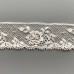 Французское хлопковое кружево «Валансьен» молочное 23 мм, длина 1 метр, артикул 7-10