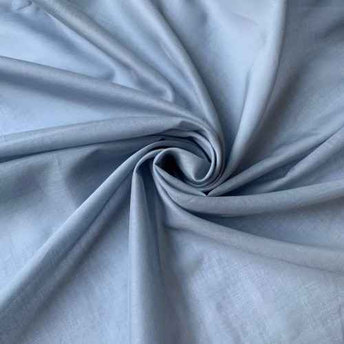 Хлопковая ткань серо-голубая Peserico Co размер отреза 50:145 см