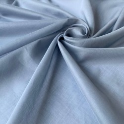 Хлопковая ткань серо-голубая Peserico Co отрез 50:145 см