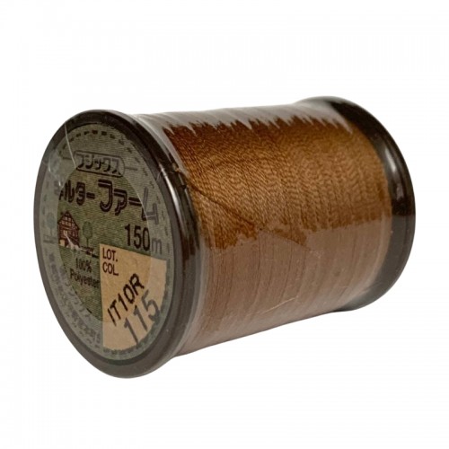 Японские нитки для шитья и стежки Fujix Quilter Farm коричнево-рыжий