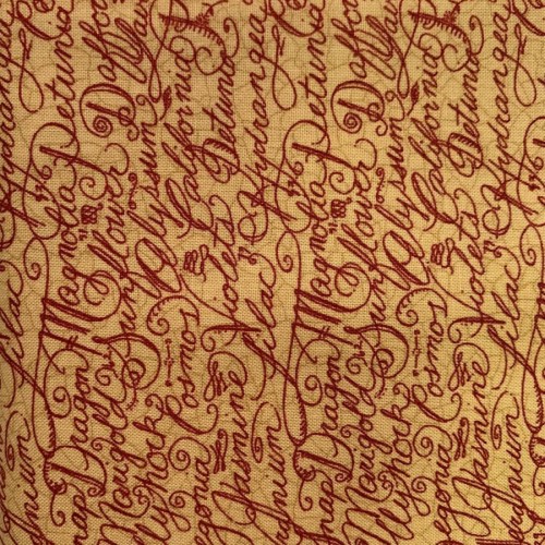 Принтованный желтый хлопок 6061 Moda fabric отрез 50:110 см