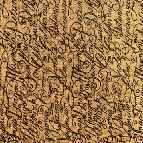 Принтованный желтый хлопок 60611 Moda fabric отрез 50:55 см