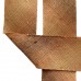 Косая бейка из Японского фактурного хлопка коричневый рыже-коричневый рыжий ширина 3 см