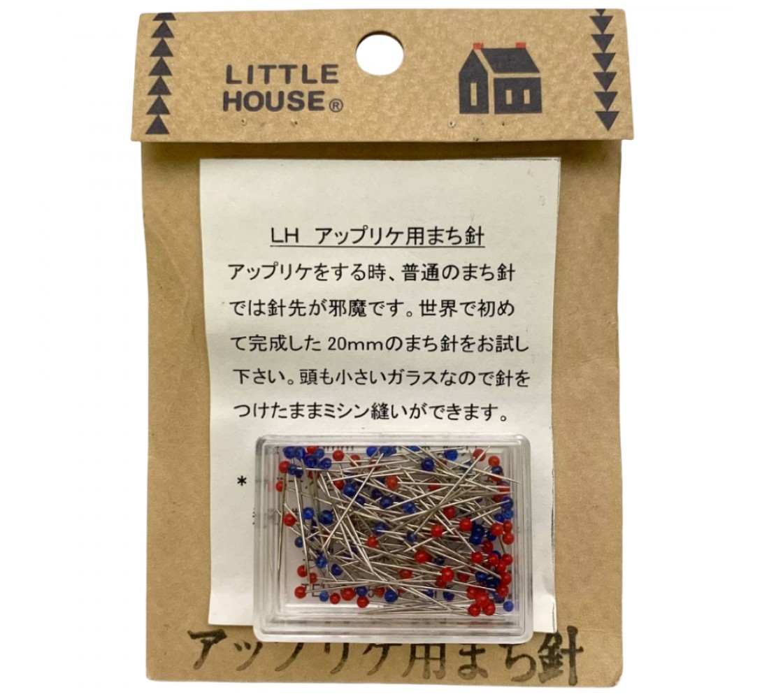 Булавки Little House красные/синии 20 на 0.5 мм - студия-магазин Японского  пэчворка Country Quilt