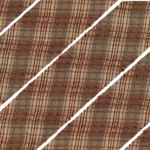 Косая бейка из Японского фактурного хлопка серый/бежевый/рыже-коричневый ширина 4 см