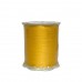 Японские нитки для шитья и стежки Fujix Quilter Farm ярко-желтые №228 намотка 250 метров