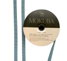 Репсовая лента голубая Mokuba
