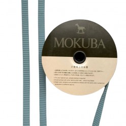 Репсовая лента голубая Mokuba