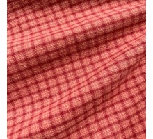 Японский фактурный хлопок #46 красный/розовый/светло-серый
