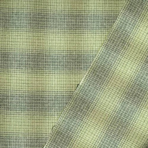 Японский фактурный хлопок 87 зеленый/градиент размер отреза 50:70 см