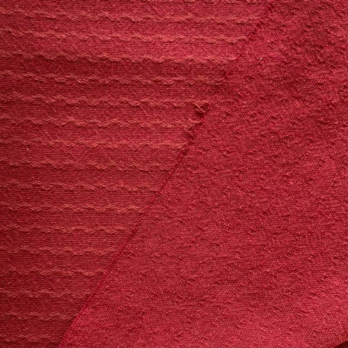 Японский фактурный хлопок 232 красный размер отреза 35:50 см