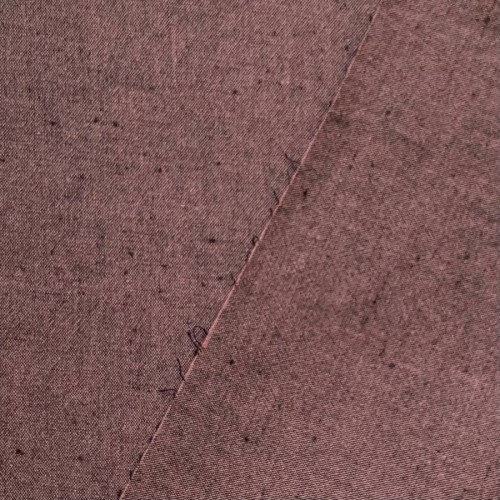 Японский фактурный хлопок 253 коричнево-фиолетовый/однотон размер отреза 50:50 см