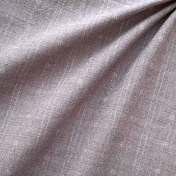 Японский фактурный хлопок #287 серый/фиолетовый 