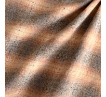 Японский фактурный хлопок #354 коричневый/песочный/серый/градиент