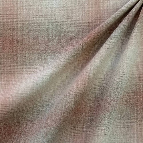 Японский фактурный хлопок 371 розовый/серый/градиент размер отреза 35:50 см