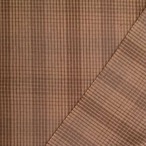 Японский фактурный хлопок 389 коричневый размер отреза 35:50 см