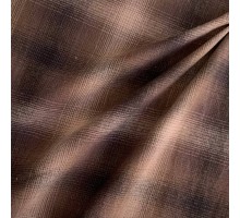 Японский фактурный хлопок #390 коричневый/градиент