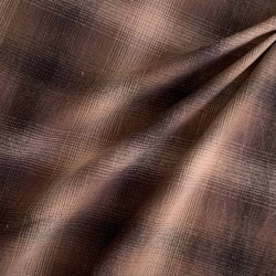 Японский фактурный хлопок #390 коричневый/градиент