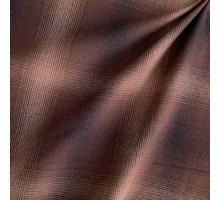 Японский фактурный хлопок #393 коричневый/градиент