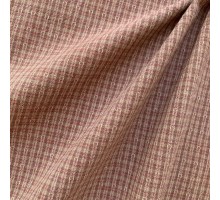 Японский фактурный хлопок #405 светло-коричневый/бордовый/песочный 