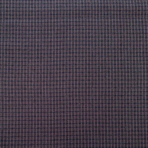 Японский фактурный хлопок 409 графитовый/темно-фиолетовый размер отреза 50:50 см