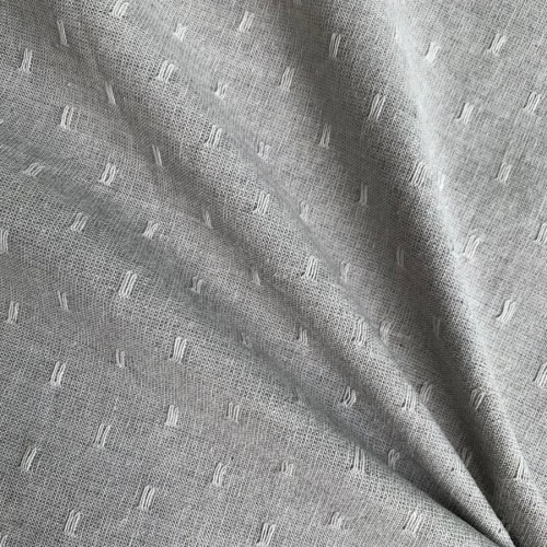 Японский фактурный хлопок 418 светло-серый размер отреза 35:50 см
