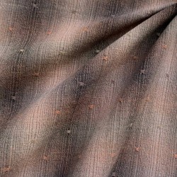 Японский фактурный хлопок #449 коричневый/градиент