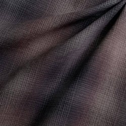 Японский фактурный хлопок #484 коричневый/черный/темно-серый/градиент