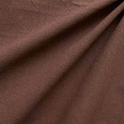 Японский фактурный хлопок #489 коричневый/однотон