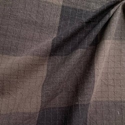 Японский фактурный хлопок #527 серый/черный/темно-коричневый 