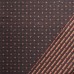 Японский фактурный хлопок 575 бордово-коричневый размер отреза 50:55 см
