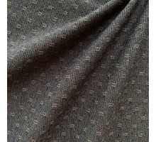 Японский фактурный хлопок #600 темно-коричневый/тауп
