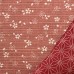 Японский шелк хлопок шантунг Sashiko 603 розовый размер отреза 35:50 см