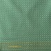 Принтованый хлопок светло-зеленый «Мелкий горох» размер отреза 30:110 см, Корея 