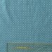 Принтованый хлопок голубой «Мелкий горох» размер отреза 30:110 см, Корея 