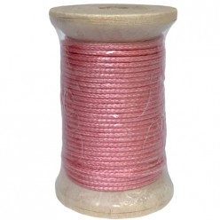 Шнур вощеный розовый 0.08 мм