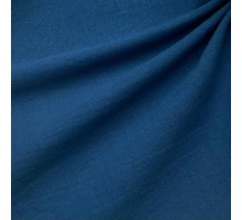 Японский фактурный хлопок #650 синий