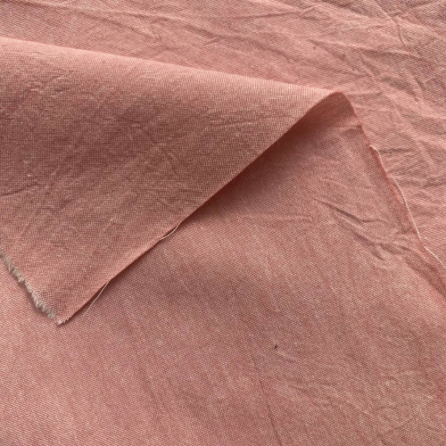 Хлопок жатый розовый Authentic Collection, отрез 50:124 см