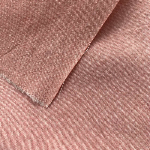 Хлопок жатый розовый Authentic Collection, отрез 100:124 см